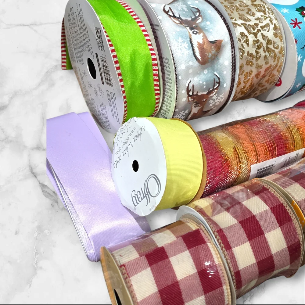 Ribbon & More Lot Of 20 Item's Crafting Supplies Hand-Crafted Handmade D47